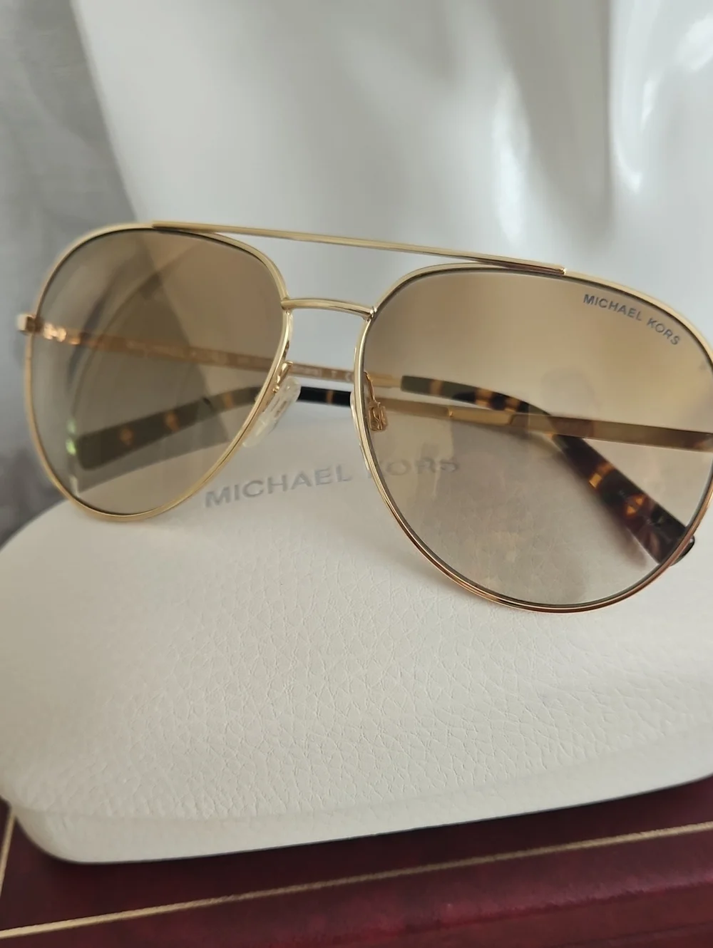 Michael Kors MK5009 Rodinara Aviator Sunglasses.